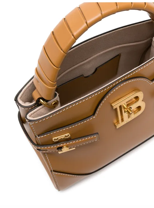 Balmain B-Buzz 22 leather tote bag