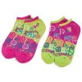 BFF Ankle Socks 2 Pair Pack (Kid's)