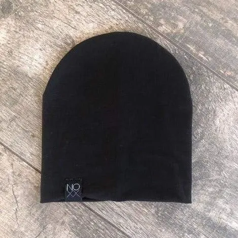 Black | Jersey Knit Beanie