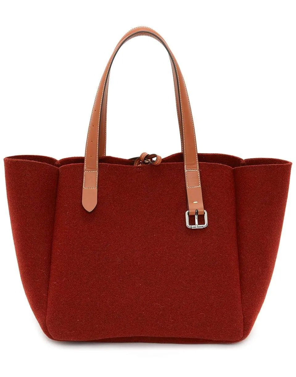 Bordeaux Belt Tote Bag