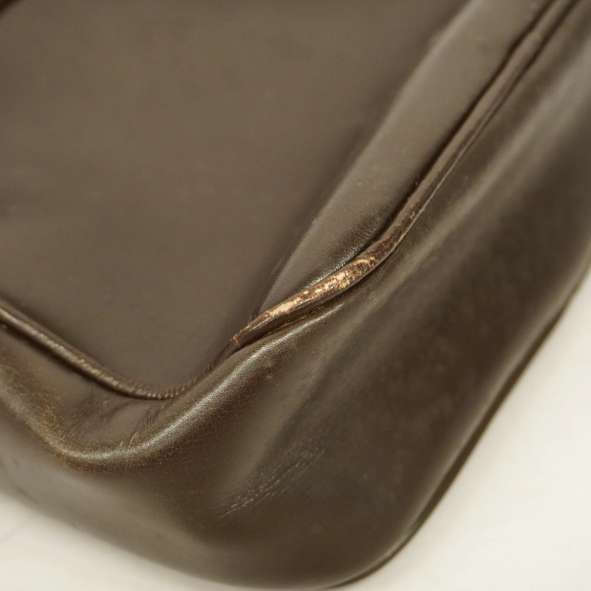 Celine  Shoulder Bag Women's Leather Shoulder Bag Brown