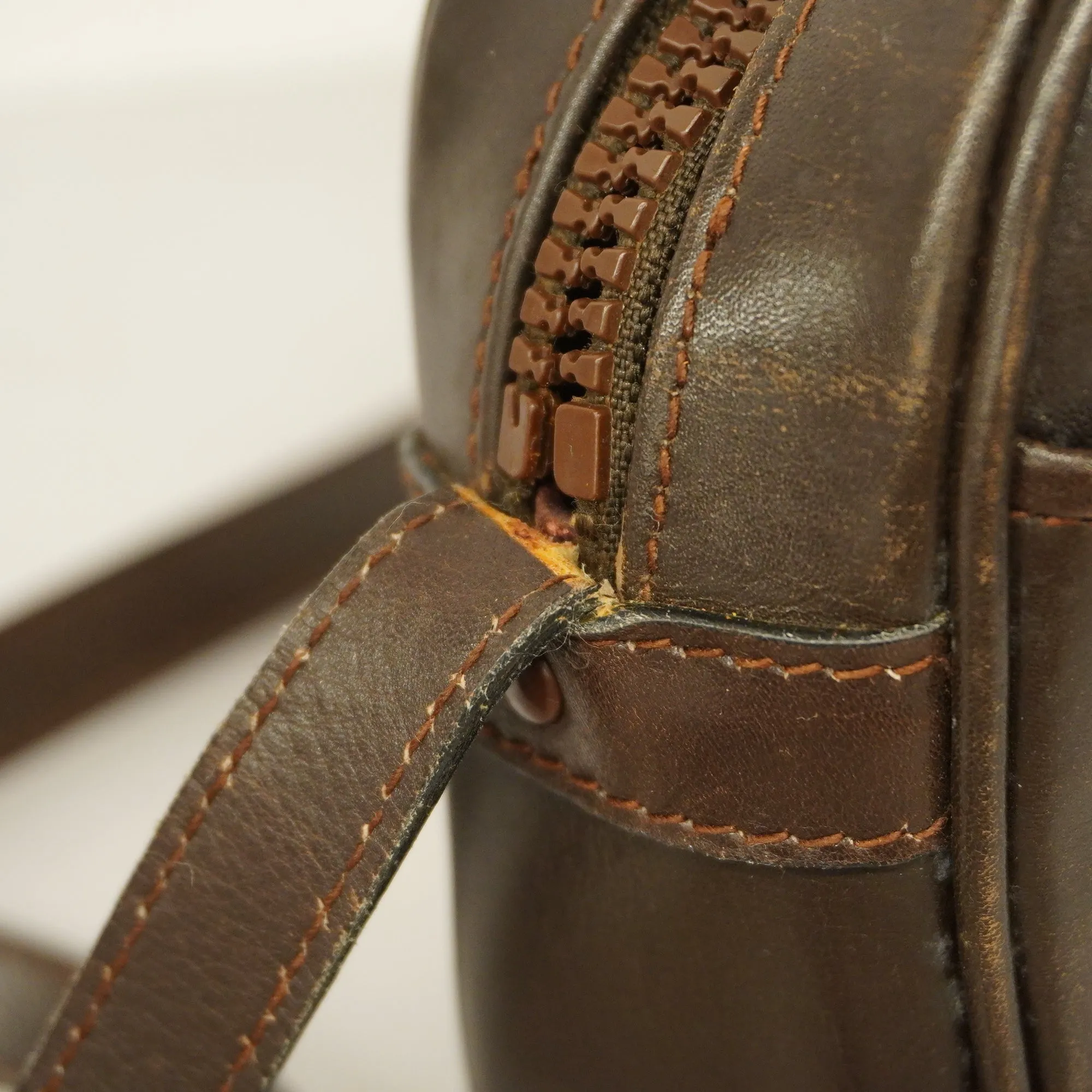 Celine  Shoulder Bag Women's Leather Shoulder Bag Brown
