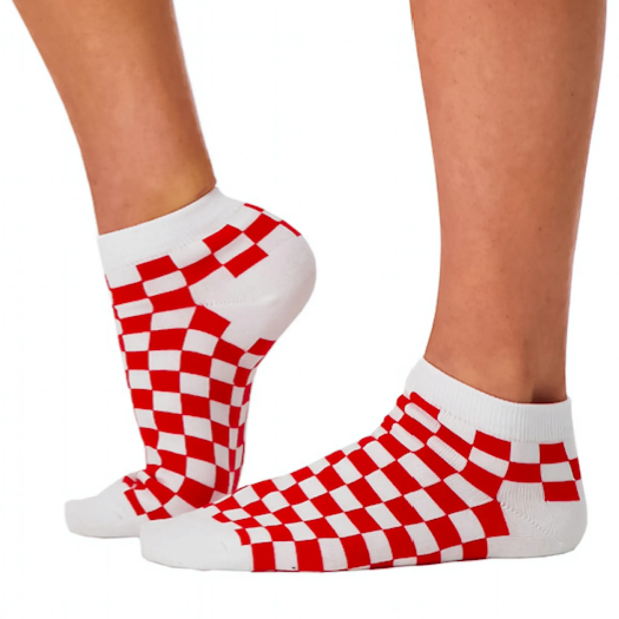 Croatia Checkered Ankle Socks