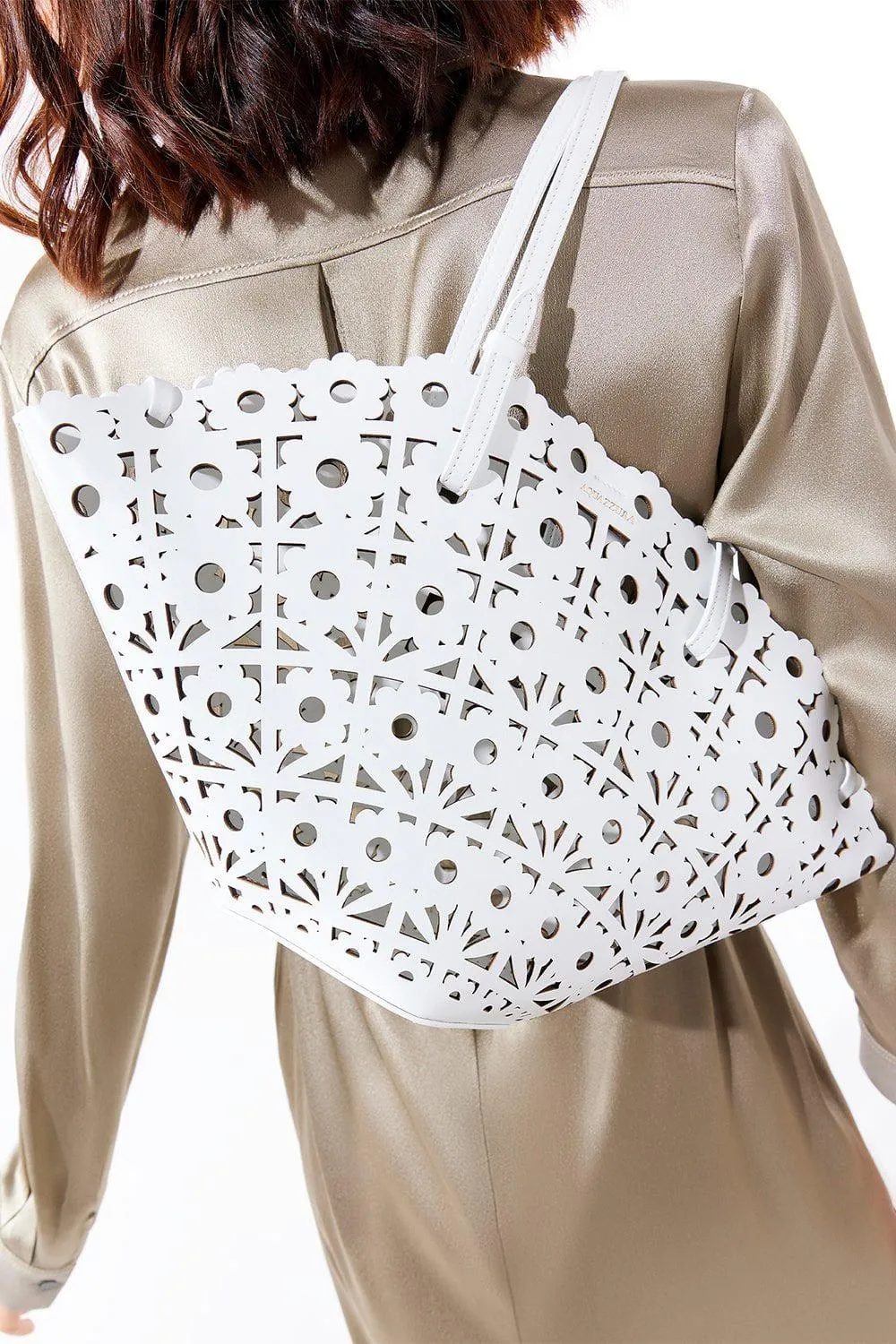 Daisy Tote - White