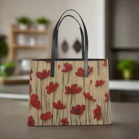 Falling Apart Leather Tote