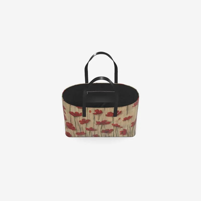 Falling Apart Leather Tote