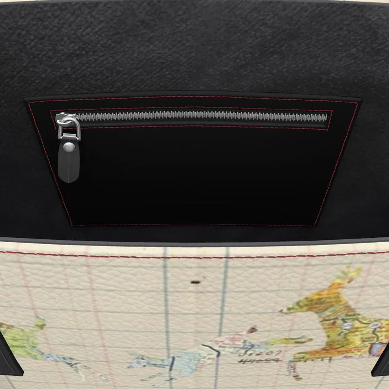 Fire Within Leather Tote (Textured)