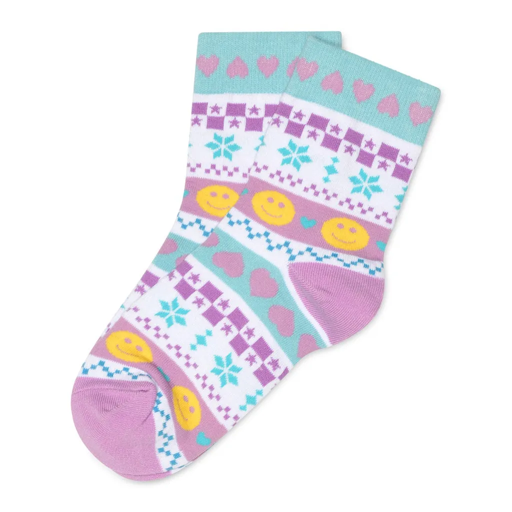 Happy Days Fair Isle Socks Ornament