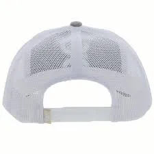 HOOEY STERLING GREY/WHITE 6P TRUCKER HAT