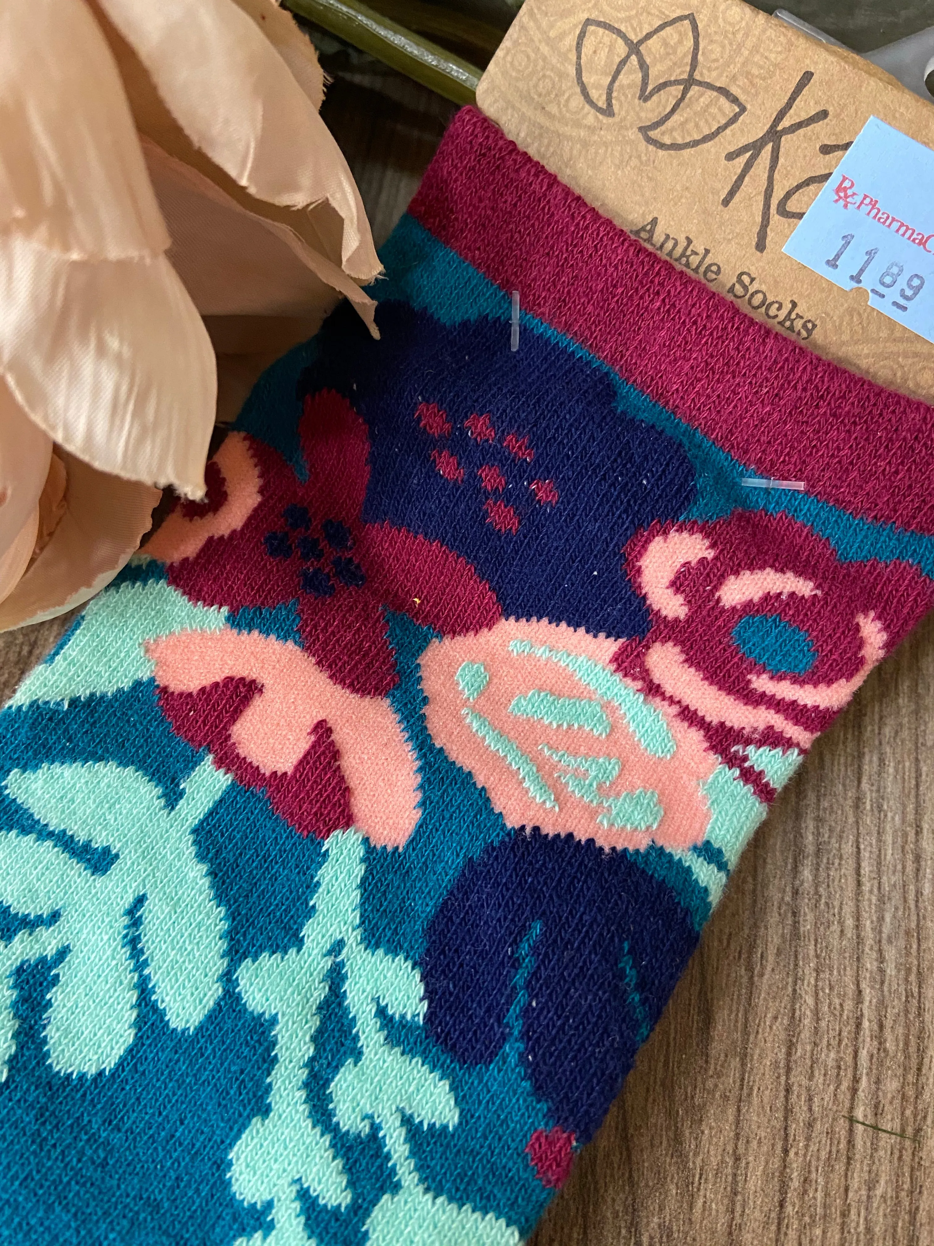 Karma Ankle Socks Floral