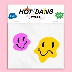Melty Smiley Buddies Iron-On