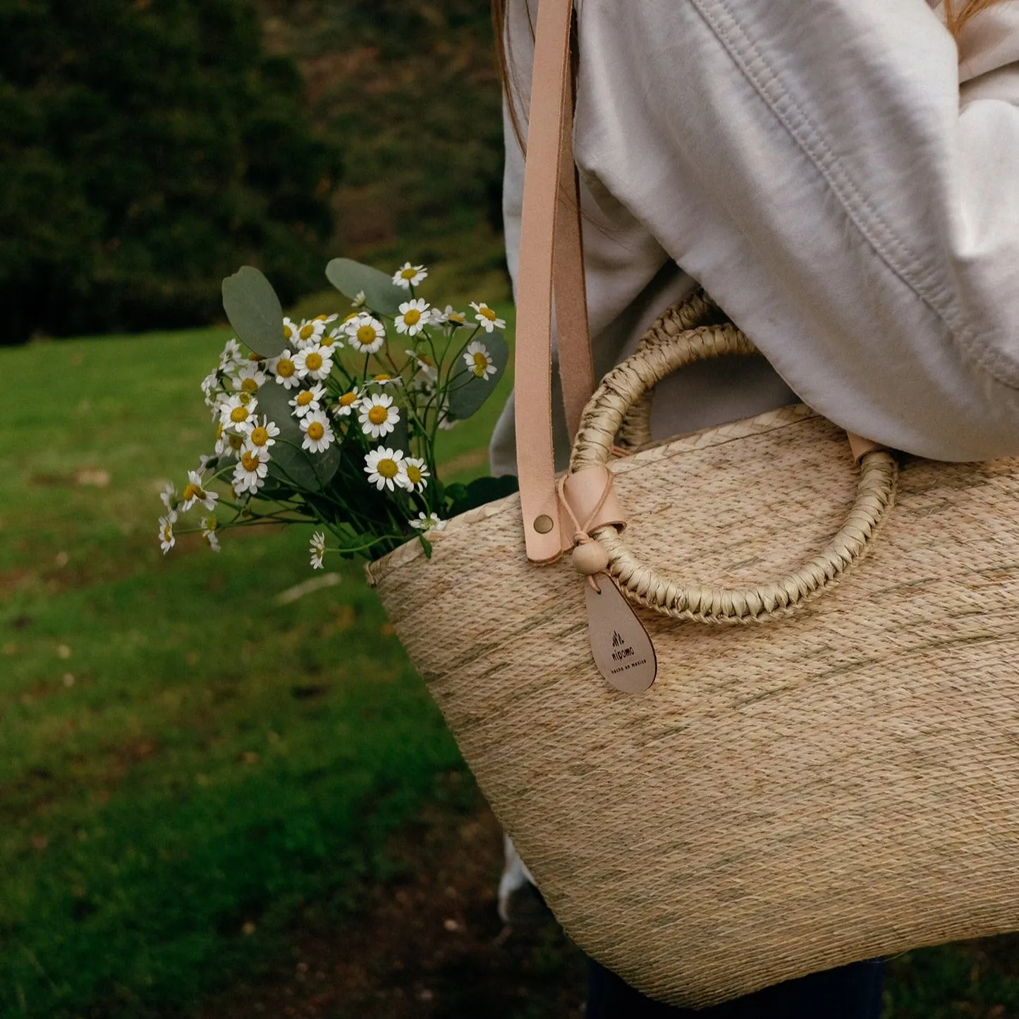 Mercado Tote Basket Bag