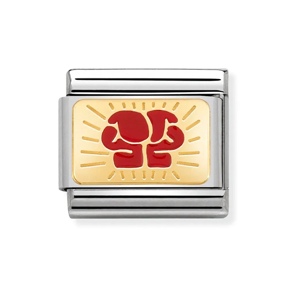 NOMINATION Classic Gold 'Boxing' Charm