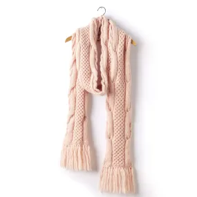Patons Honey Comb Twist Knit Super Scarf