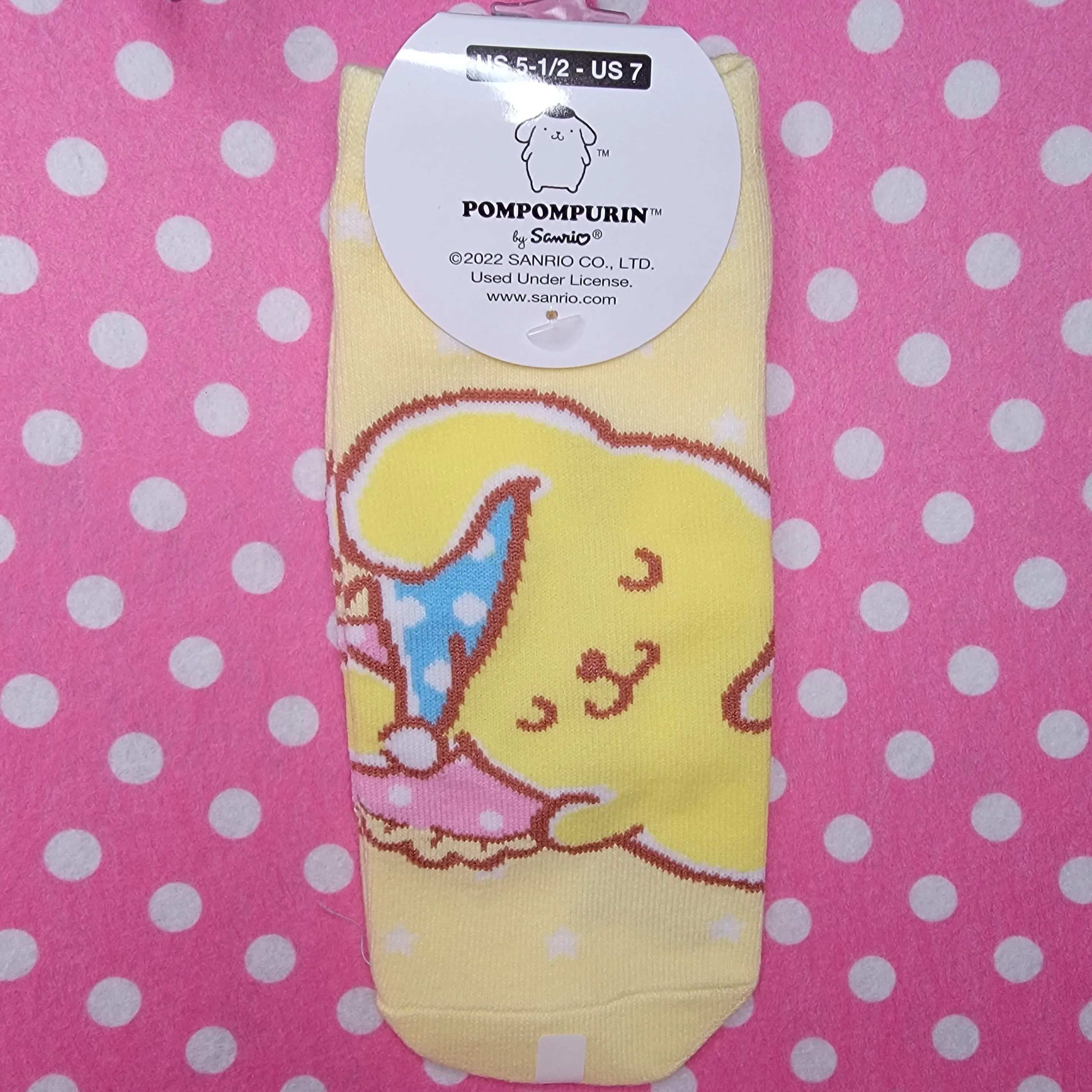 Pompompurin Sleeping Ankle Socks