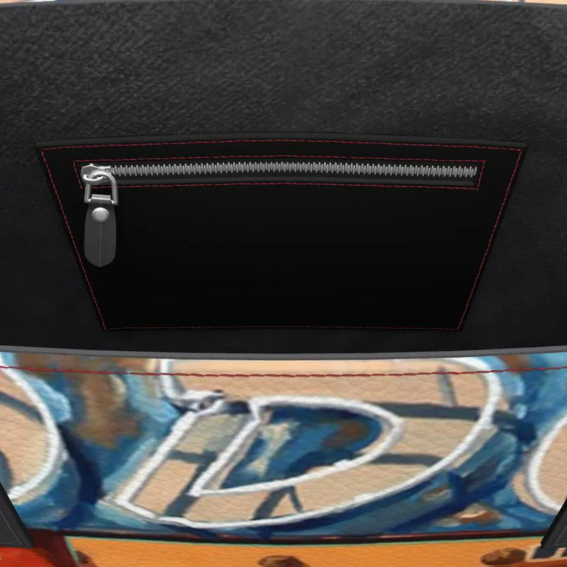 Santa Fe Lodge Leather Tote (Textured)