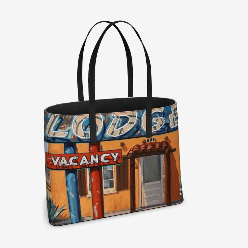 Santa Fe Lodge Leather Tote (Textured)