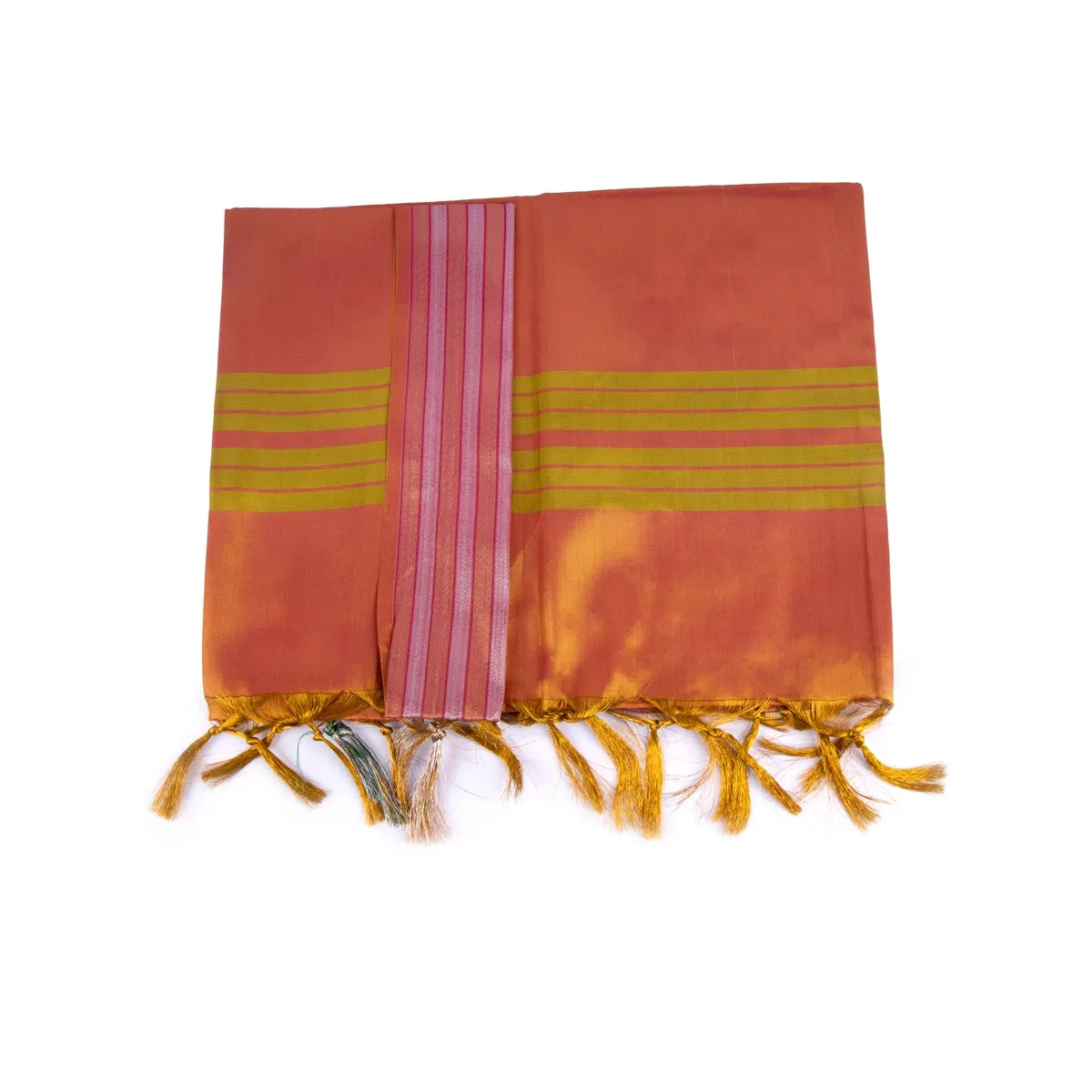 Shawl  - 2 Mtr - VVIP Plain Tissue| Ponnadai Jari Shawls for Men/ Assorted Colour and Design