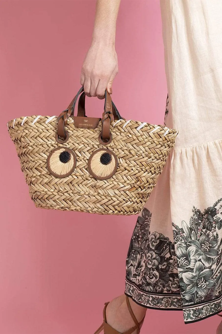 Small Paper Eyes Basket Seagrass