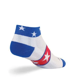 SockGuy Channel Air USA Ankle Sport Socks