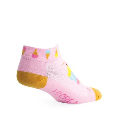 SockGuy I Scream Ice Cream Ankle Sport Socks