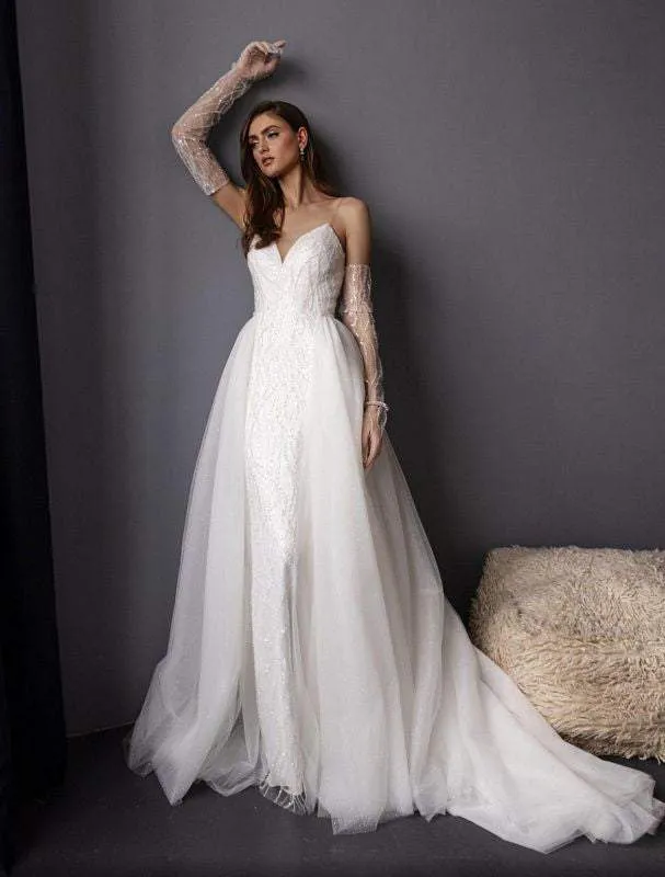 Stamnos White Wedding Dress