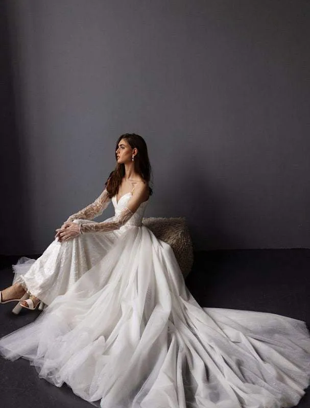 Stamnos White Wedding Dress