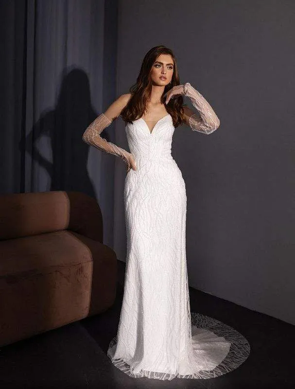 Stamnos White Wedding Dress