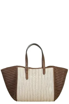 The Neeson Square Tote - Chalk Vole