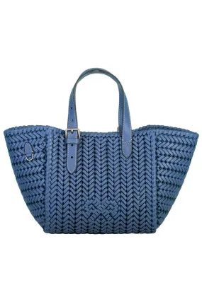 The Neeson Square Tote - Periwinkle