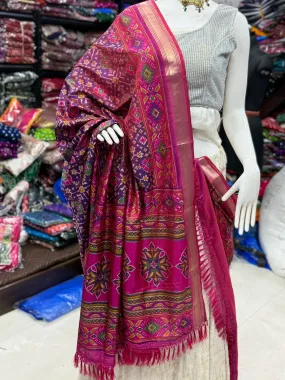 Women's Designer Party Wear Bandhej Patola Print Dupatta Only