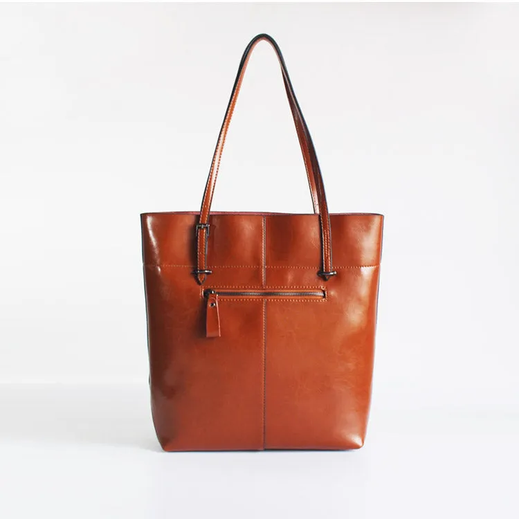 Womens Green Leather Tote Bag Handbags Shoulder Bag for Women